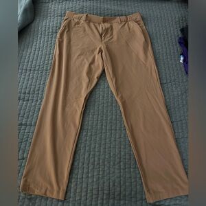 Under Armour ISO-Chill Tan Golf Pants